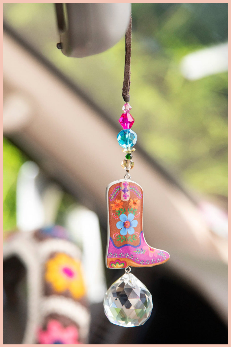 Boot Sun Catcher Car Charm | Natural Life
