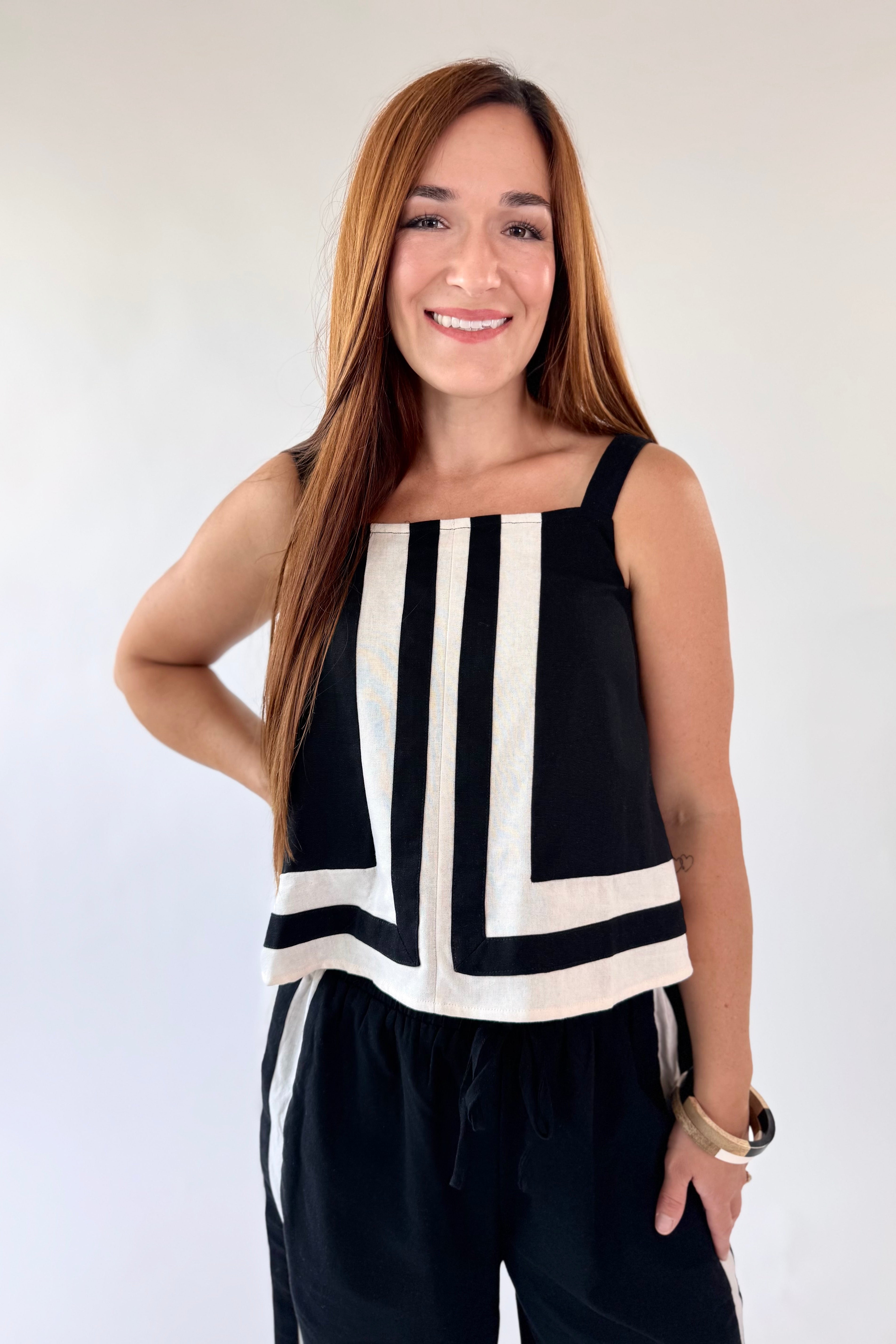 Salt & Stripes Linen Top