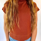 Chic Comfort Mock Neck Knit Top