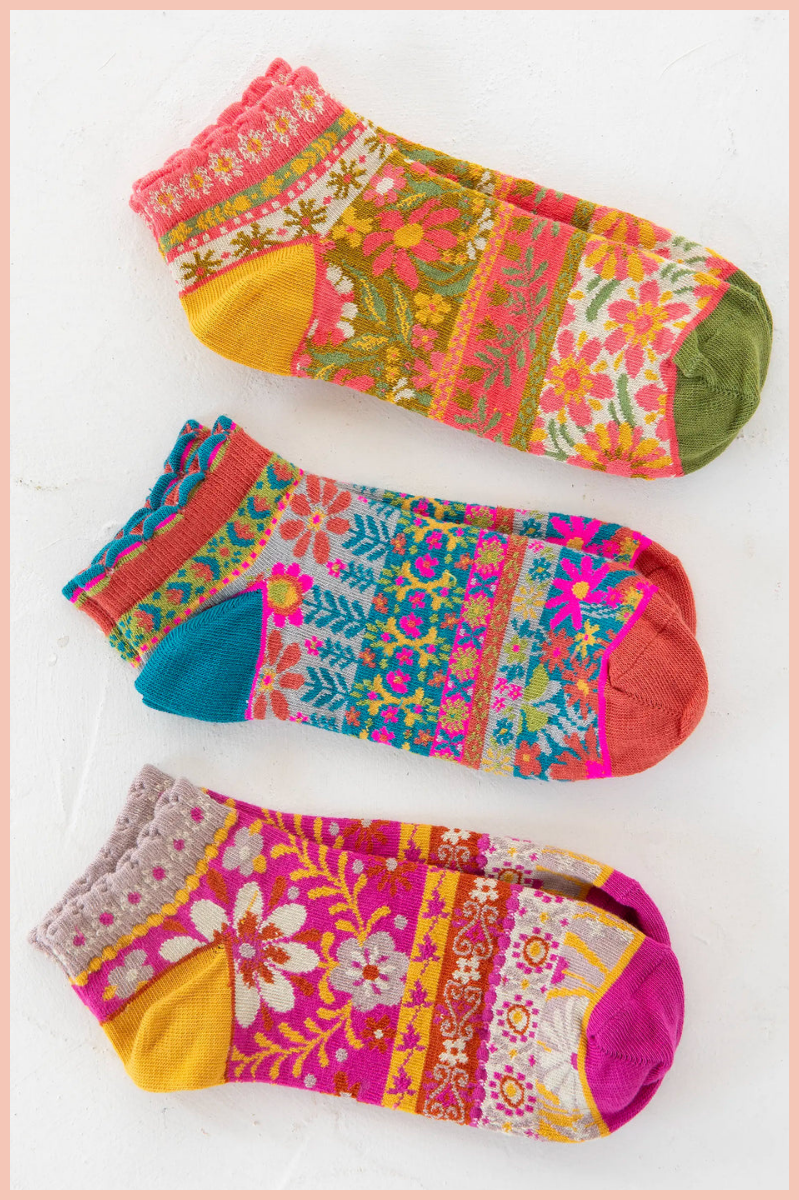 Cozy Ankle Socks, Set of 3 | Natural Life