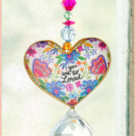 Loved Sun Catcher Car Charm | Natural Life