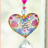 Loved Sun Catcher Car Charm | Natural Life