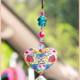 Loved Sun Catcher Car Charm | Natural Life