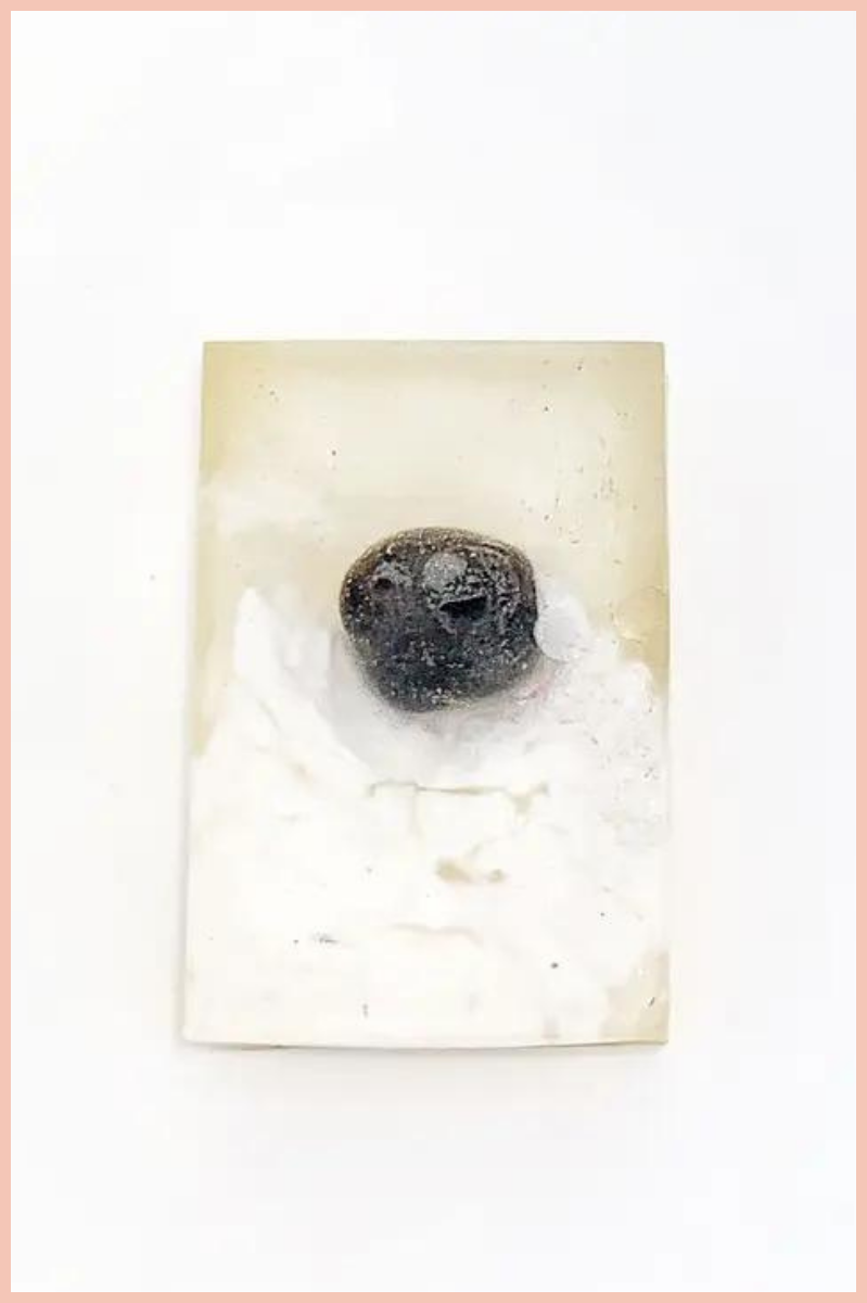 Dark Moon Soap w/ Black Agate Inside