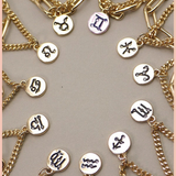 Zodiac Double Chain Rhinestone Bracelet