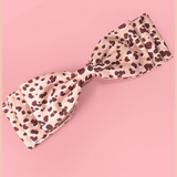 Animal Print Bow Hair Clip