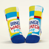 I'm A Fucking Miracle!/ Binge Watch Me Baby Socks