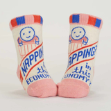 Napping? In This Economy?/Poop Machine Baby Socks