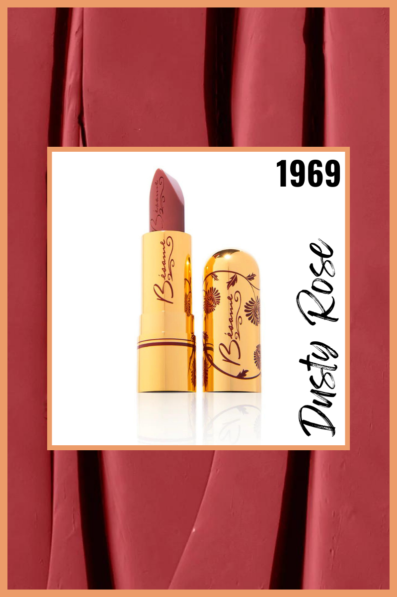 DUSTY ROSE LIPSTICK - 1969 | BÉSAME COSMETICS