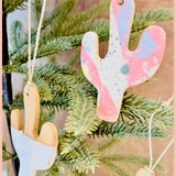 Handmade Cactus Ornament | Everhart Ceramics