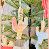 Handmade Cactus Ornament | Everhart Ceramics