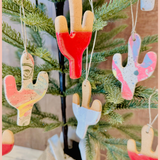 Handmade Cactus Ornament | Everhart Ceramics