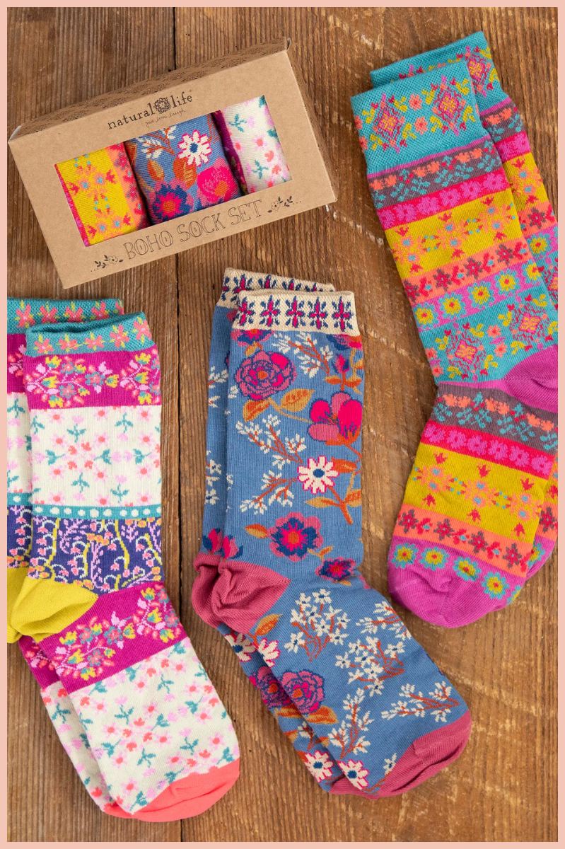 Boho Sock Set | Natural Life