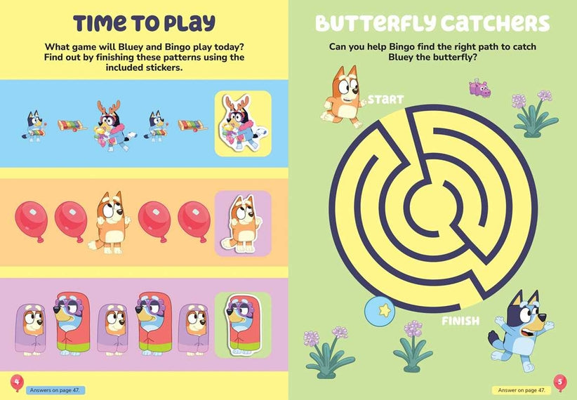 Bluey Stickertivity | My First Sticker Activity Fun