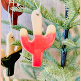 Handmade Cactus Ornament | Everhart Ceramics