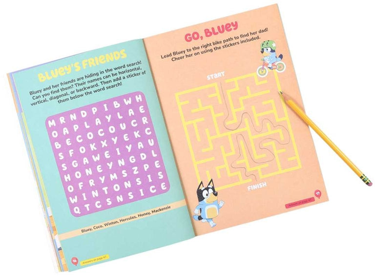 Bluey Stickertivity | My First Sticker Activity Fun