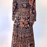 Bell Sleeve Smocked Maxi Sundress