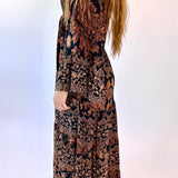 Bell Sleeve Smocked Maxi Sundress