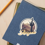 AZ Lithograph Badge Sticker | 3.5" x 3.5"