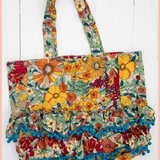 Natural Life Ruffle Tote