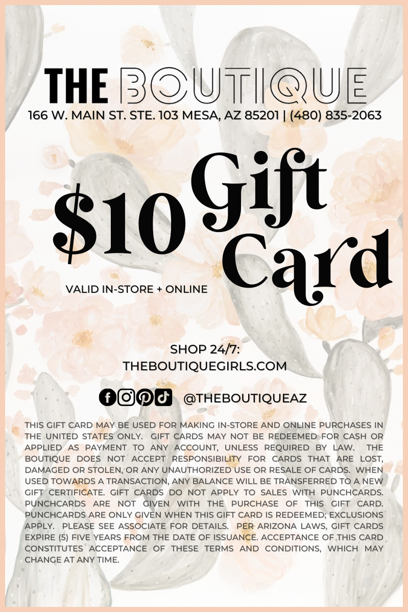 GIFT CARD | THE BOUTIQUE