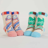 Napping? In This Economy?/Poop Machine Baby Socks