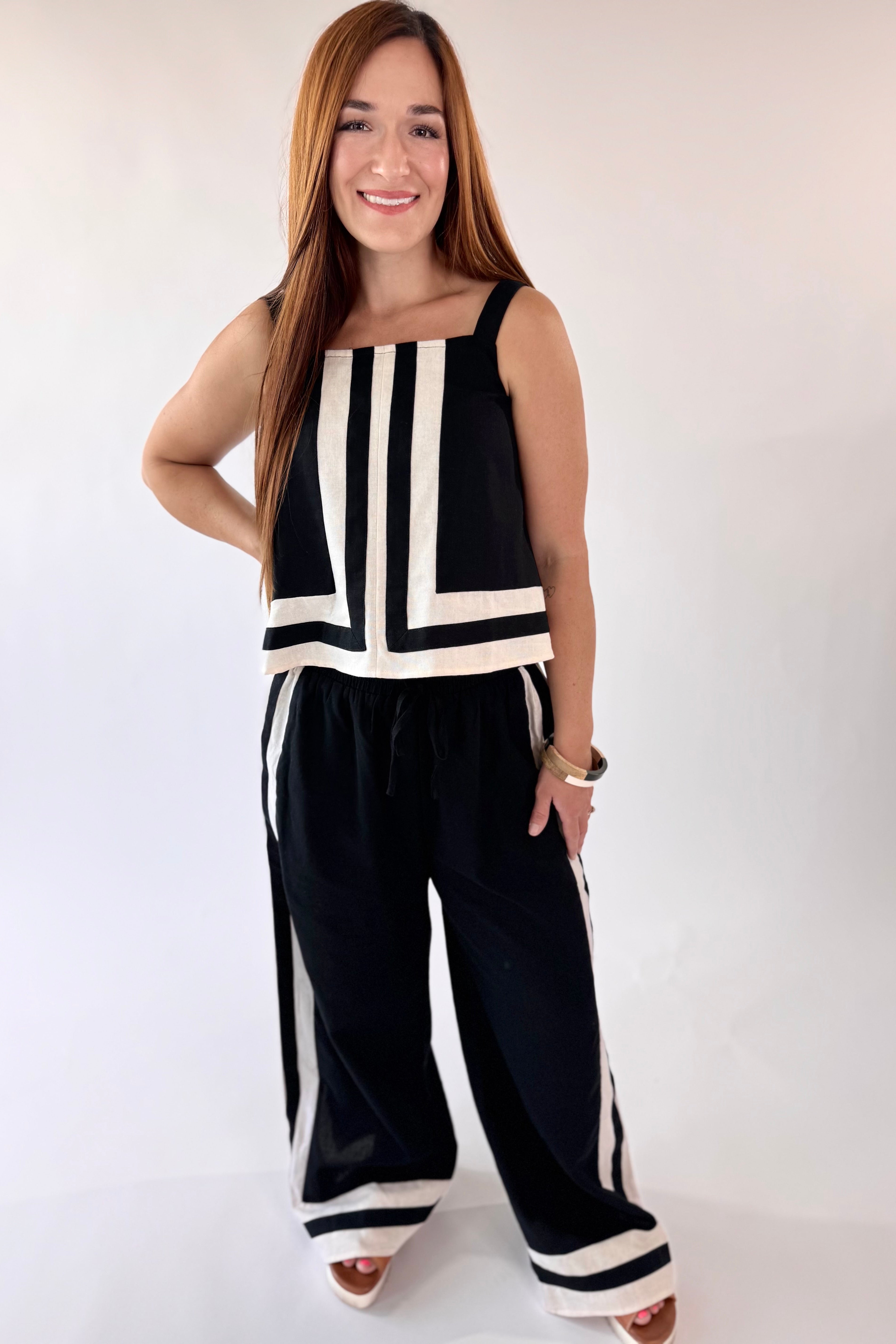 Salt & Stripes Linen Top