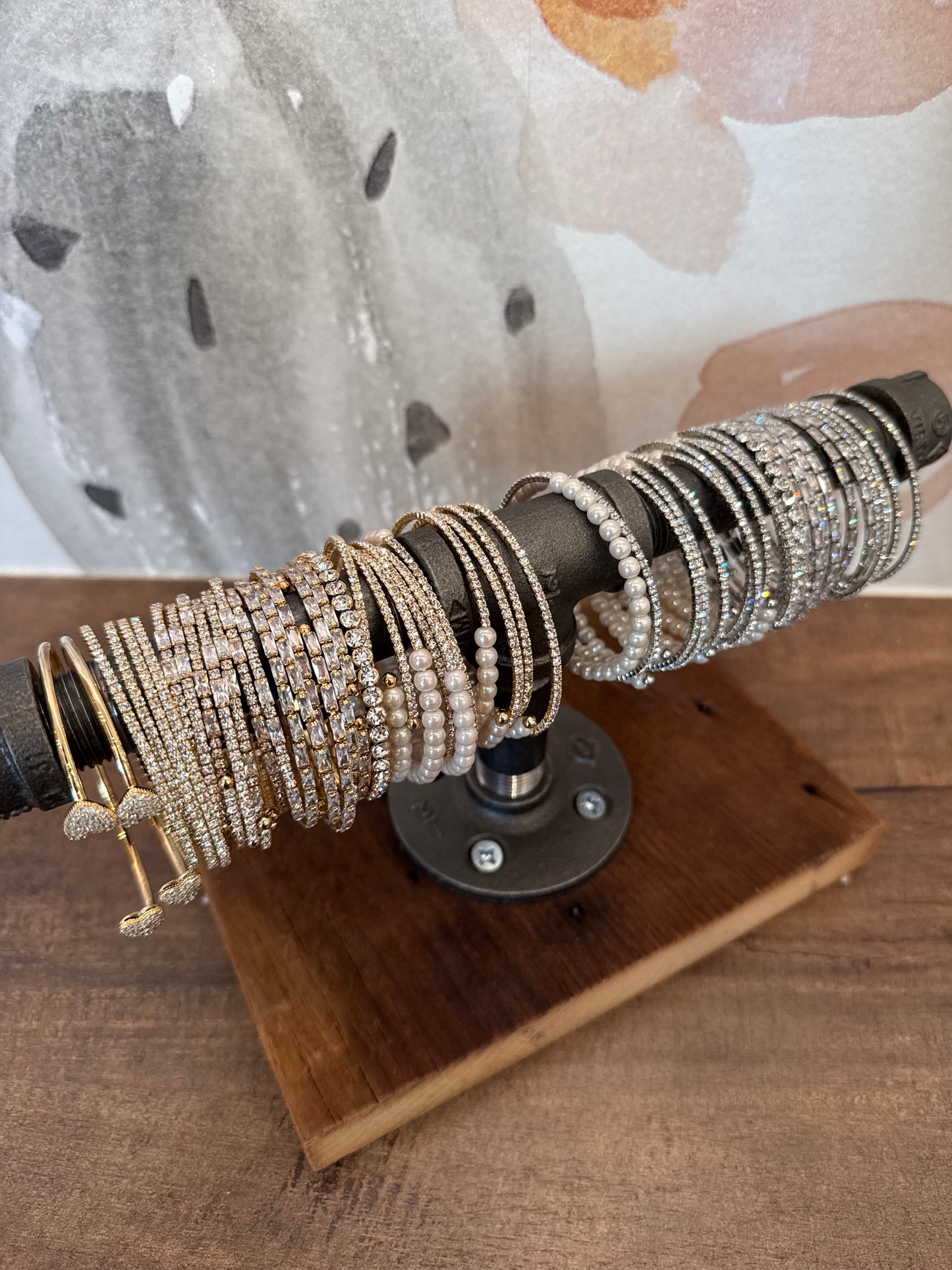 Diamond Open Stretch Bangle