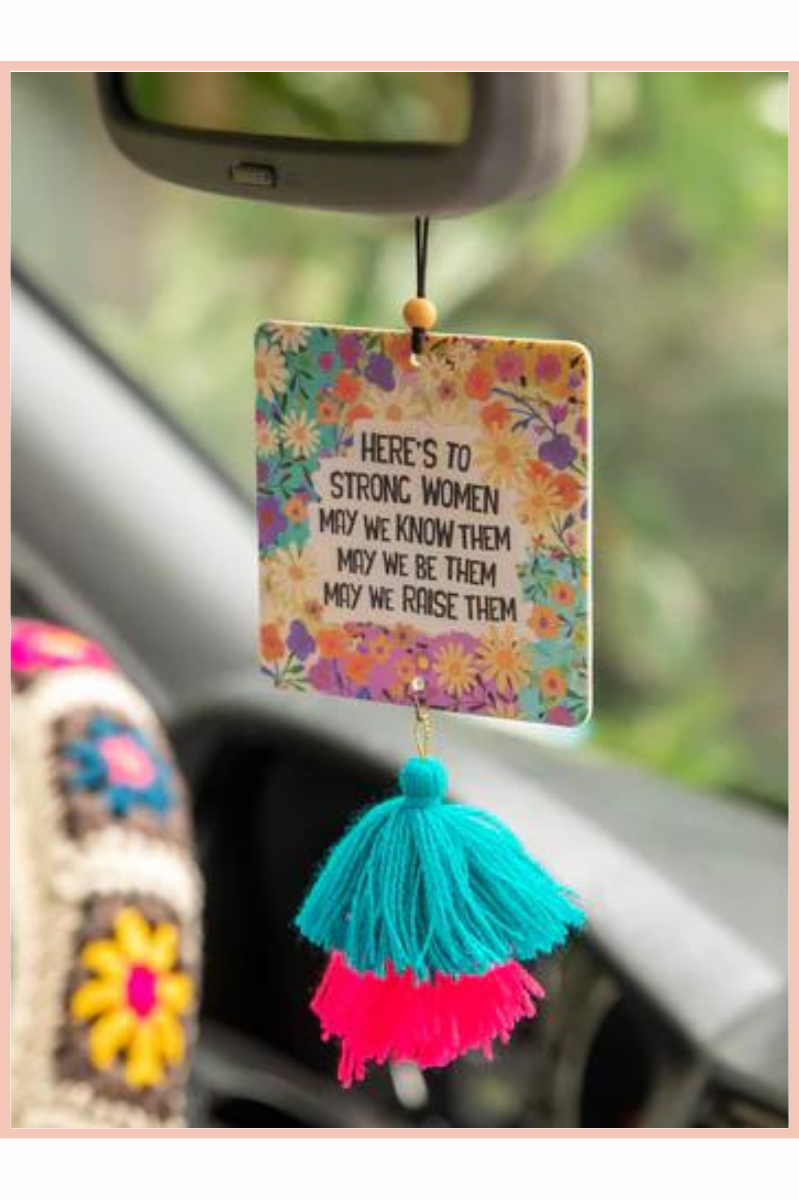 Here's To Strong Women Air Freshener | Natural Life