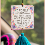 5 By 5 Rule Air Freshener | NATURAL LIFE