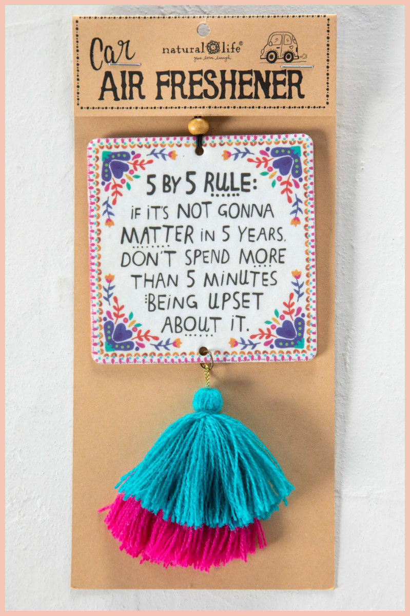 5 By 5 Rule Air Freshener | NATURAL LIFE