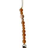 Classic Pacifier Clip - Hevea Wood + Natural Rubber