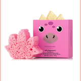 Dinosaur Bath Sponge + Built-in Cleanser | Spongellé