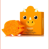 Dinosaur Bath Sponge + Built-in Cleanser | Spongellé