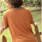 Live Happy Ringer Tee | Natural Life