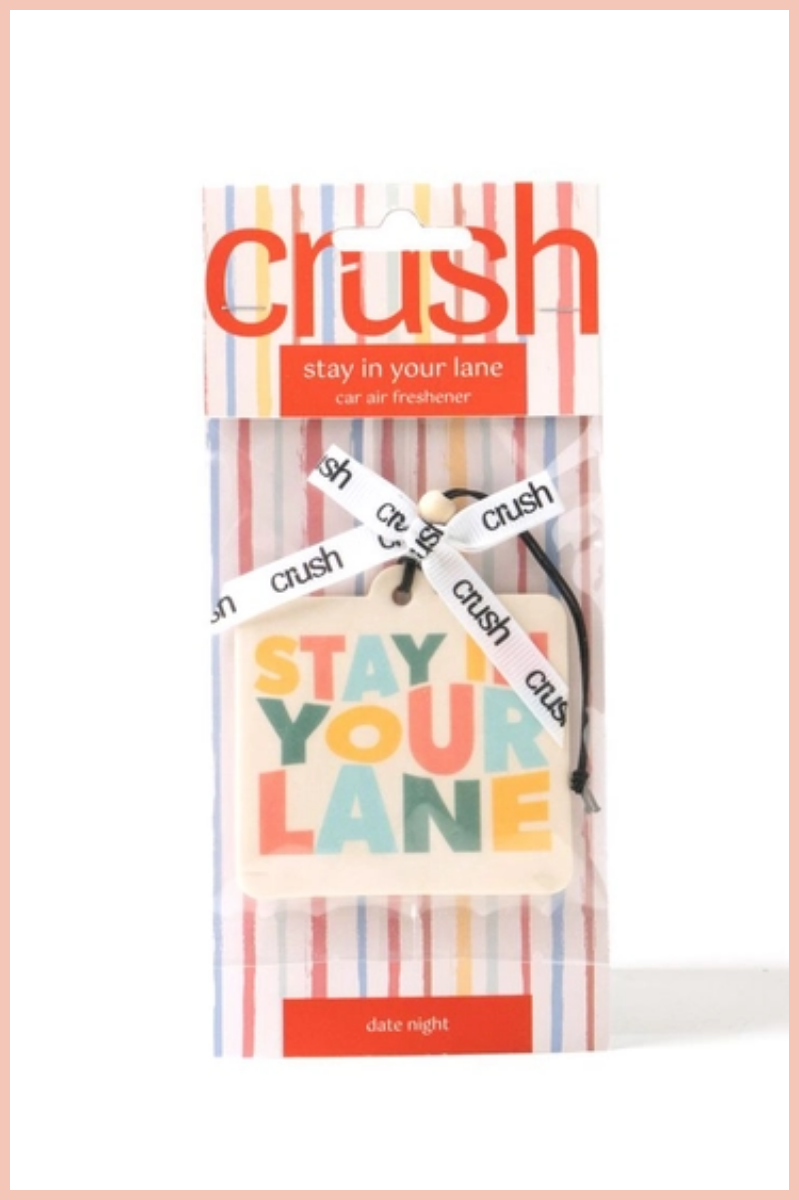 Stay in Your Lane Car Air Freshener