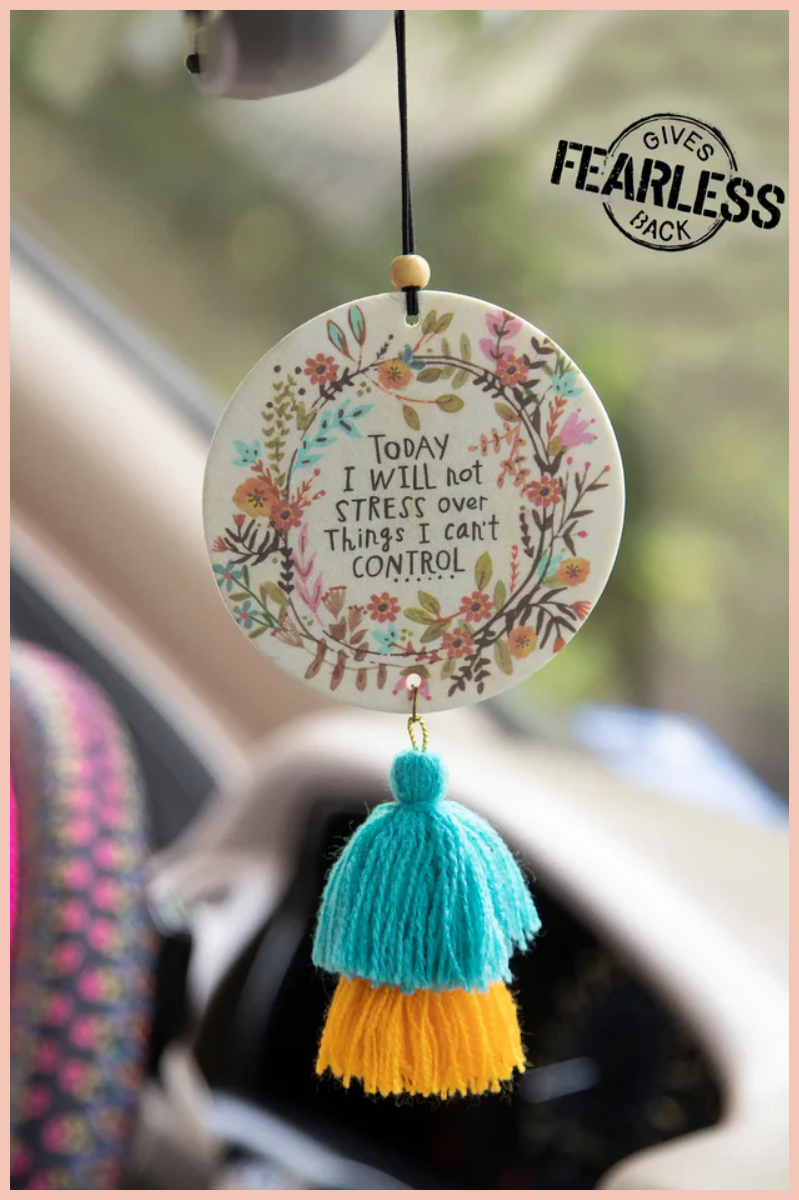 Today I Will Not Stress Air Freshener | Natural Life