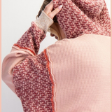 Long Sleeve Mixed Thermal Hoodie