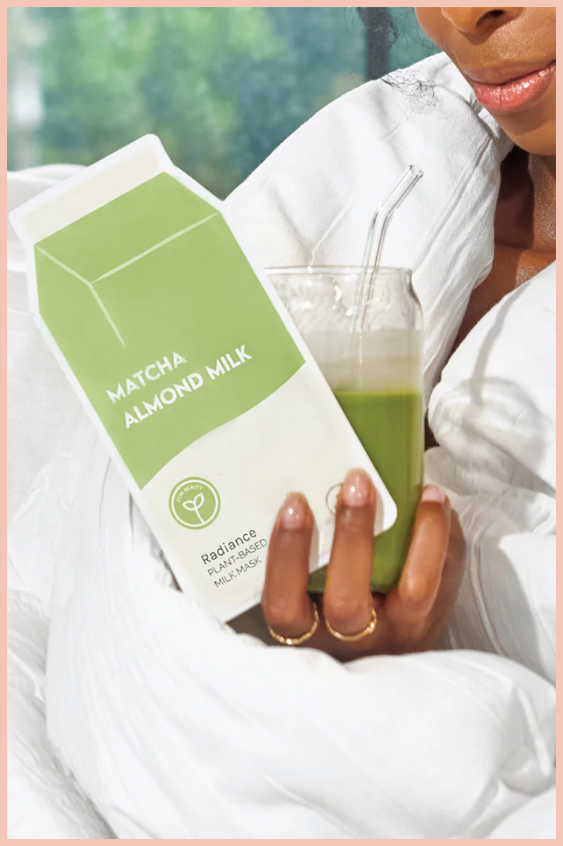 Matcha Almond Milk Mask