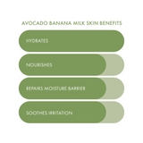 Avocado Banana Milk Mask