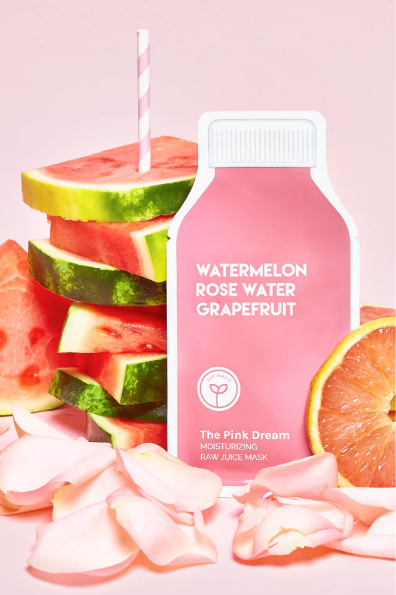 The Pink Dream Raw Juice Sheet Mask