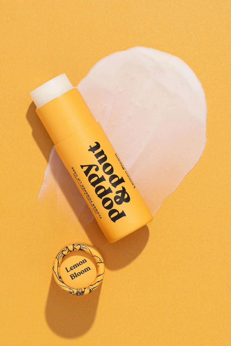 Poppy & Pout the Original Flower Power Lip Balm - LEMON BLOOM