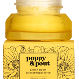 Poppy & Pout Flower Power Lip Scrub - LEMON BLOOM
