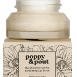Poppy & Pout Flower Power Lip Scrub - MARSHMALLOW CREME