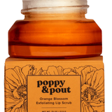 Poppy & Pout Flower Power Lip Scrub - ORANGE BLOSSOM