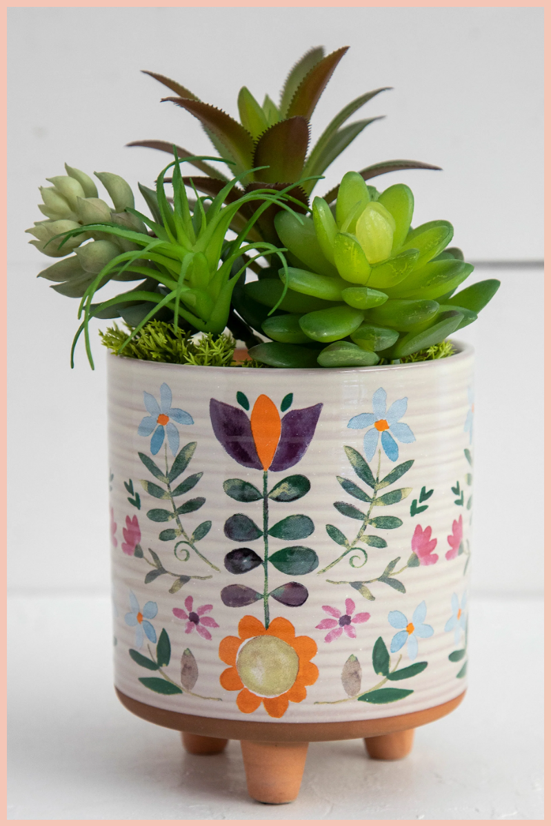 Artisan Terracotta Indoor Planter | Natural Life