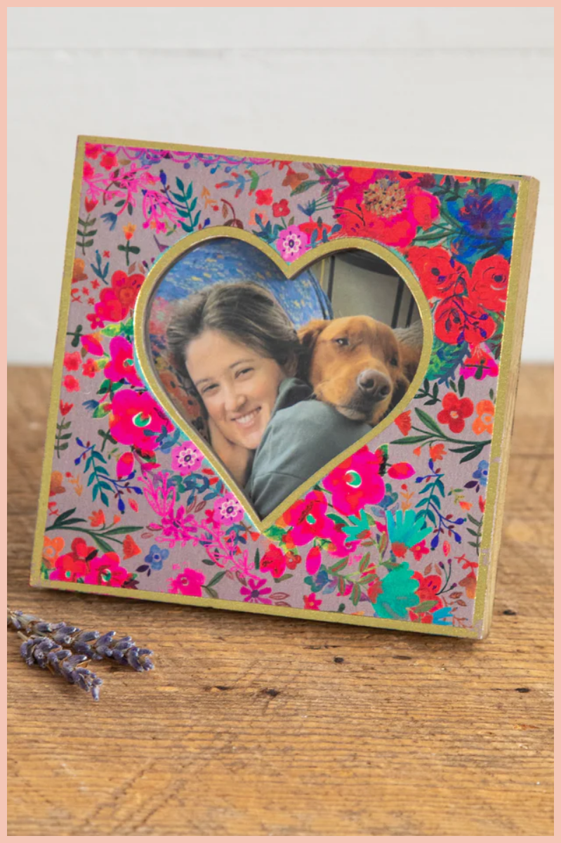 Mini Heart Wooden Picture Frame | Natural Life