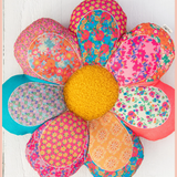 Whimsy Flower Patchwork Pillow | Natural Life
