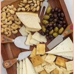 Folk Floral Cheese Knives | Natural Life