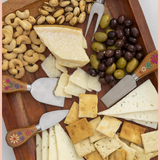 Folk Floral Cheese Knives | Natural Life